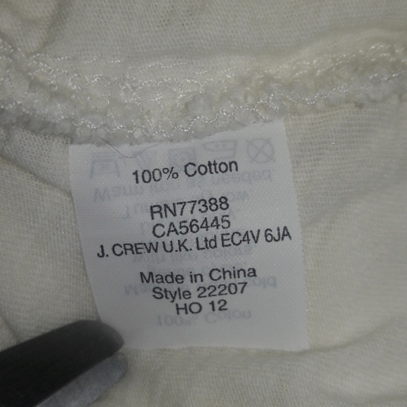 J. Crew White Layered Crochet Lace Tank S Cream - Picture 4 of 4